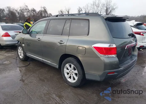 2012 Toyota Highlander Se V6 from USA, damaged, VIN 5TDBK3EH1CS140918